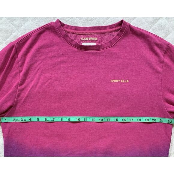 Ivory Ella Mauve & Purple Elephant Sweatshirt Women's Size Small - 237 - Picture 7 of 11